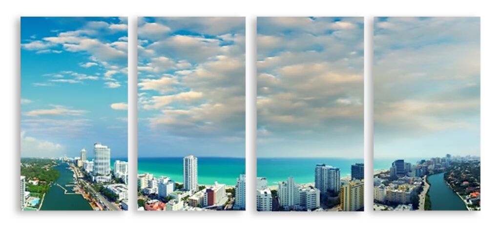 Модульная картина 3177 "Майами" фото 1