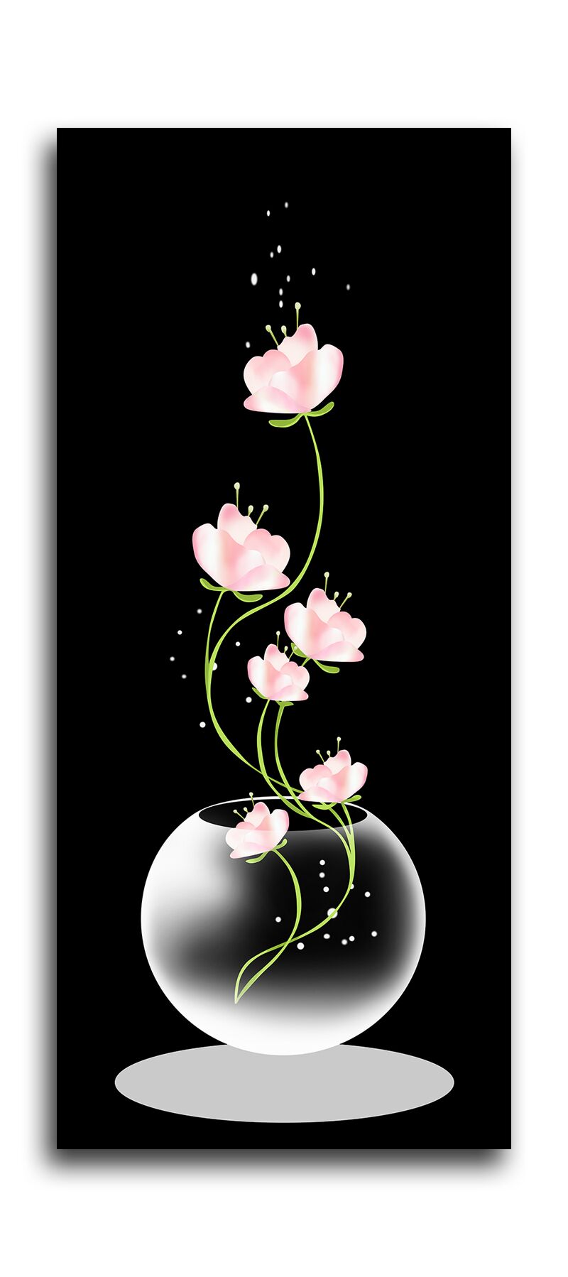 Постер 312 "Нежно-розовый цветок" фото 1