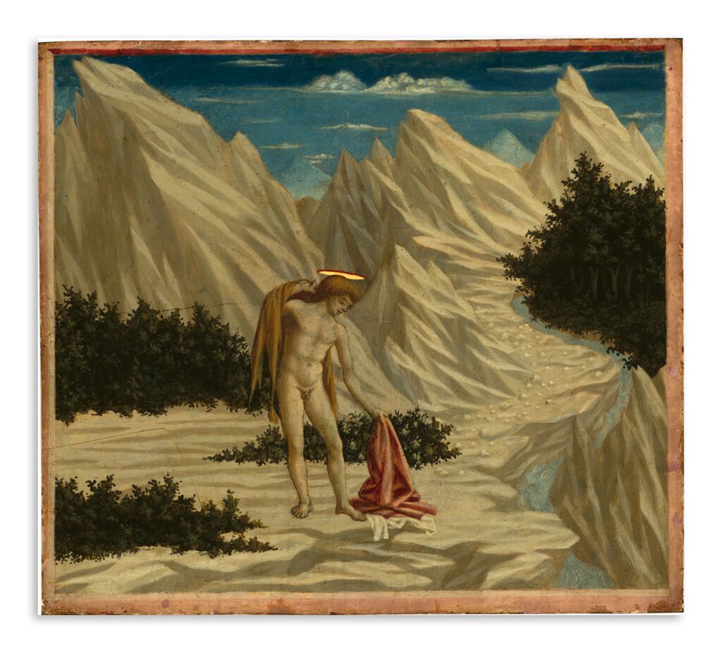Репродукция 590 "Доменико Венециано. Святой Иоанн в пустыне" фото 1