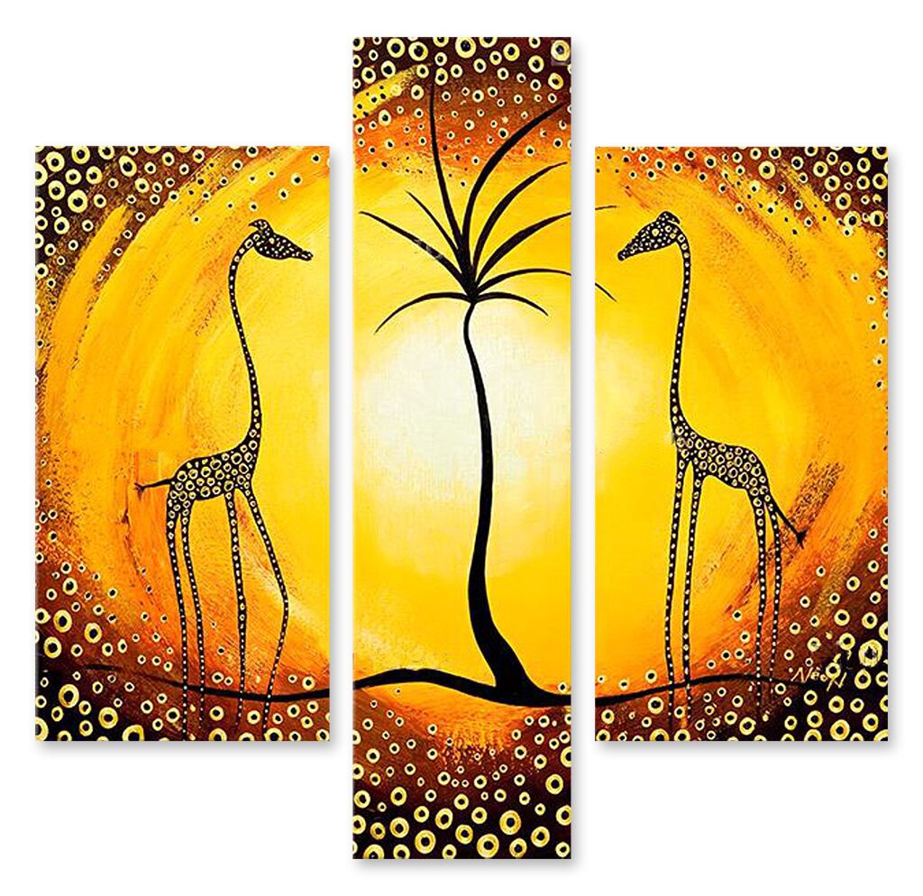 Модульная картина 1626 "Два жирафа" фото 1