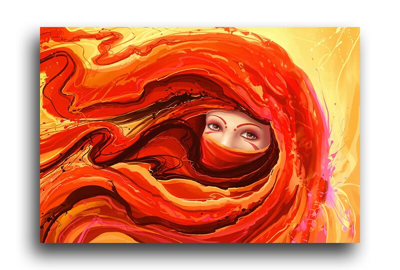 Постер 1698 "Огненная девушка" фото 1