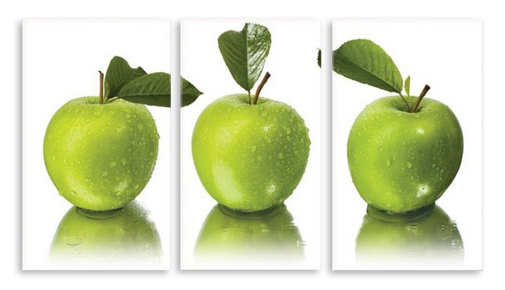 Модульная картина 5635 "Зеленое яблоко" фото 1