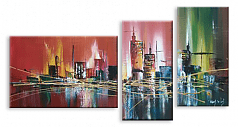 Модульная картина 2770 "Красочный город"