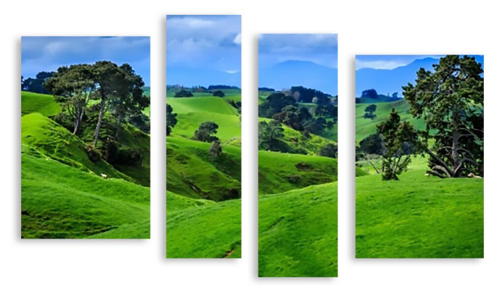 Модульная картина 2632 "Новая Зеландия" фото 1