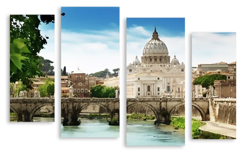 Модульная картина 2700 "Римский мост" фото 1