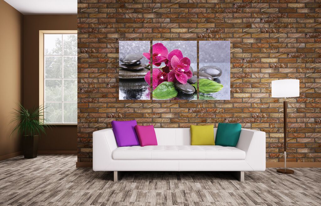 Модульная картина 290 "Сиреневая орхидея" фото 2