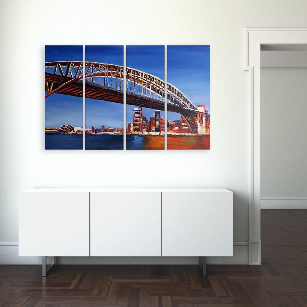 Модульная картина 426 "Новый мост" фото 2
