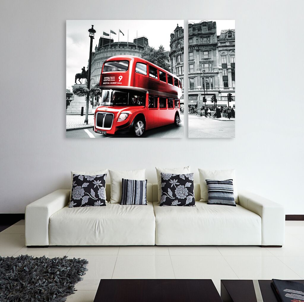 Модульная картина 62 "Лондонский автобус" фото 2