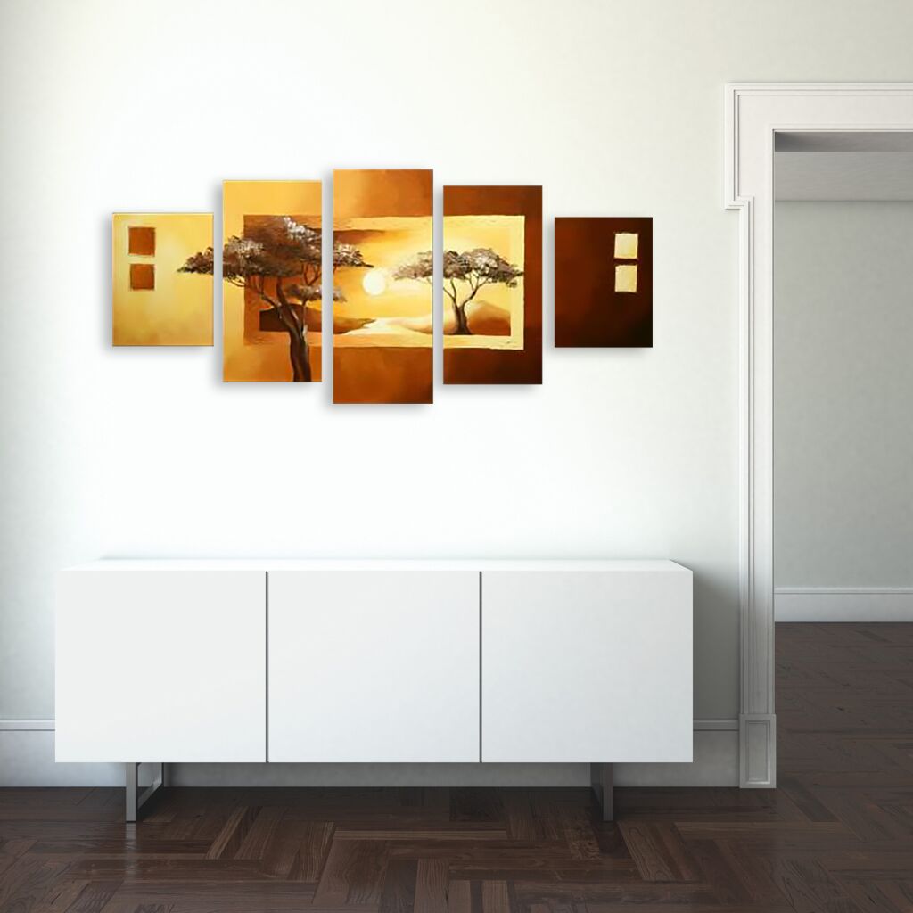 Модульная картина 1041 "Солнце над саванной" фото 3