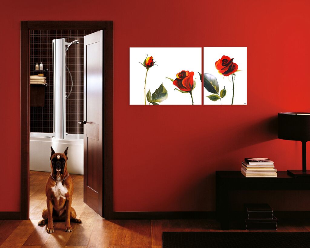 Модульная картина 1415 "Три розы" фото 3