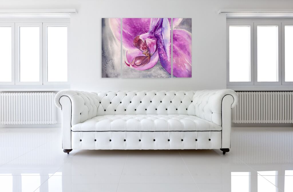 Модульная картина 1283 "Орхидея вблизи" фото 4