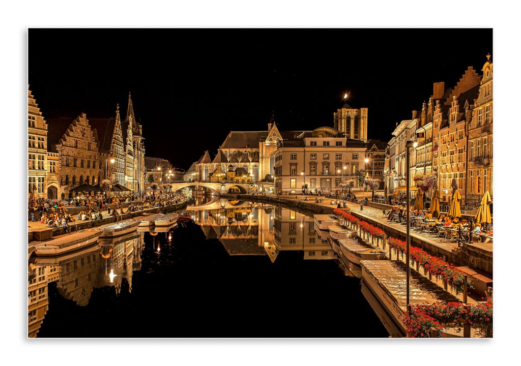 Постер 3677 "Ночная Бельгия" фото 1