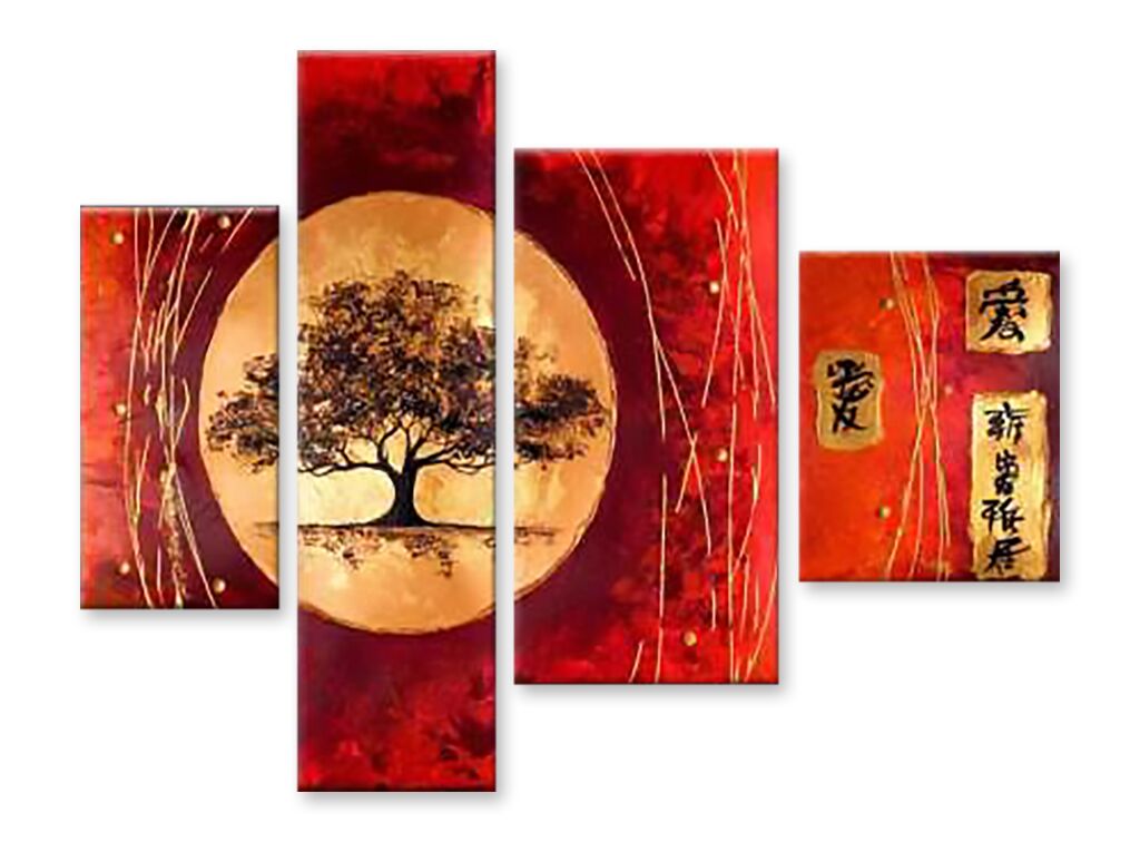 Модульная картина 1072 "Японское дерево" фото 1