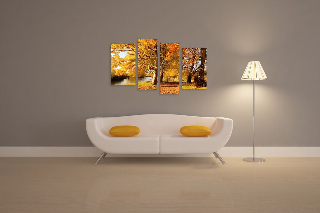 Модульная картина 1616 "Осенний лес" фото 4