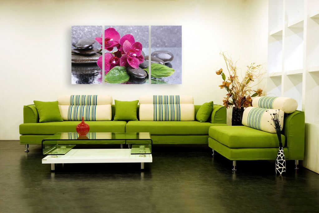 Модульная картина 290 "Сиреневая орхидея" фото 3