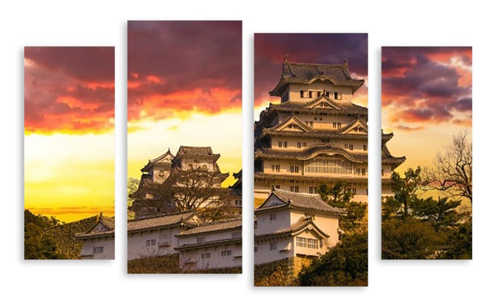 Модульная картина 3673 "Японские домики" фото 1