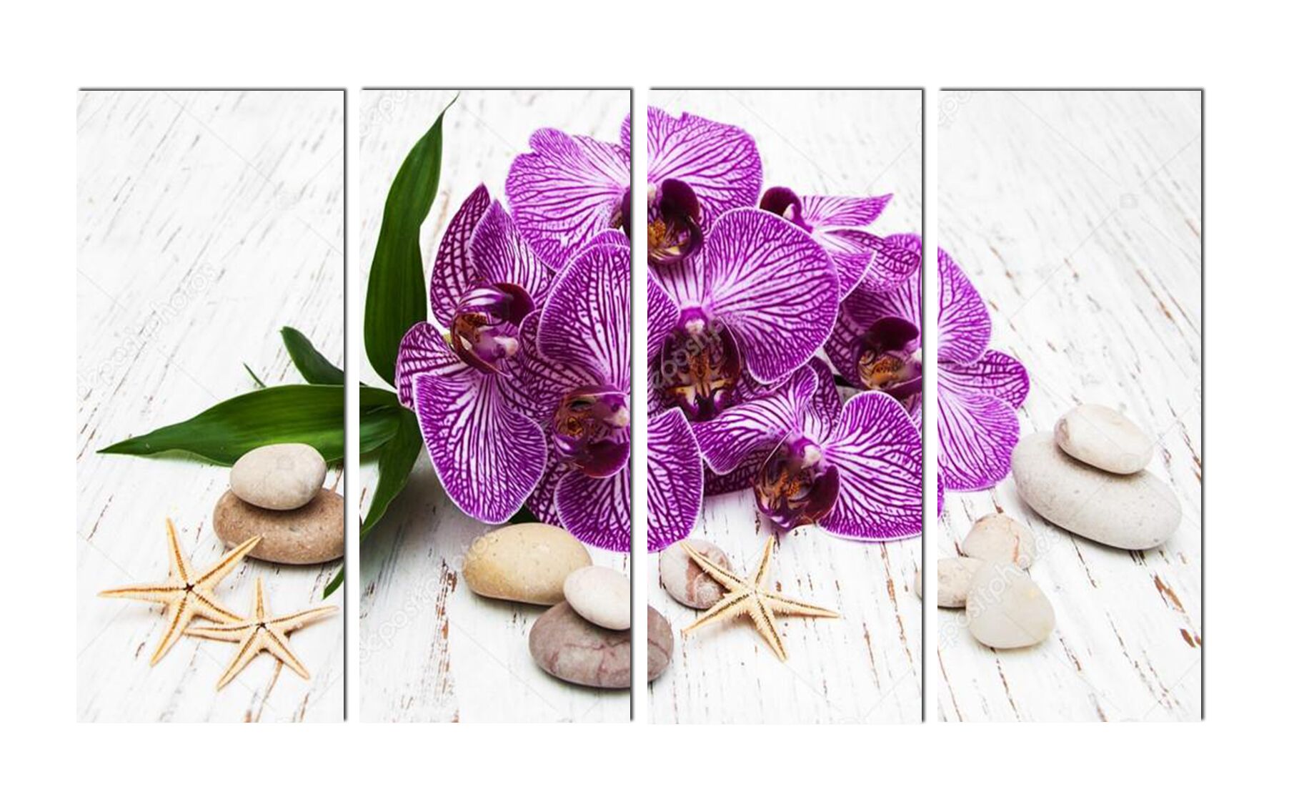 Модульная картина 5556 "Орхидеи" фото 1