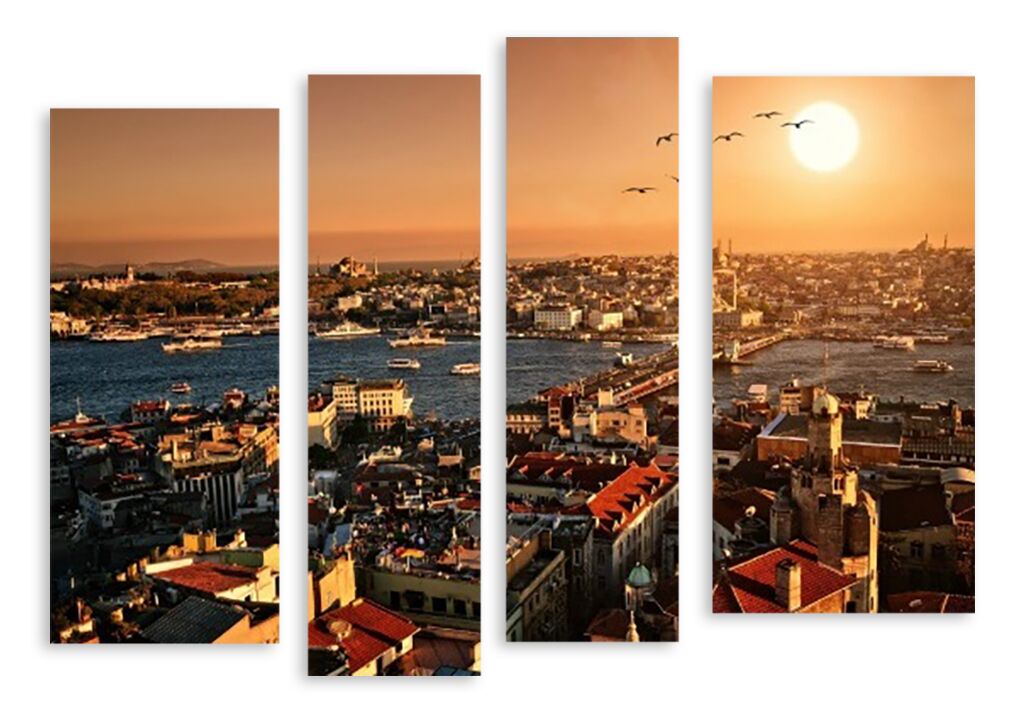Модульная картина 3557 "Солнечный Стамбул" фото 1
