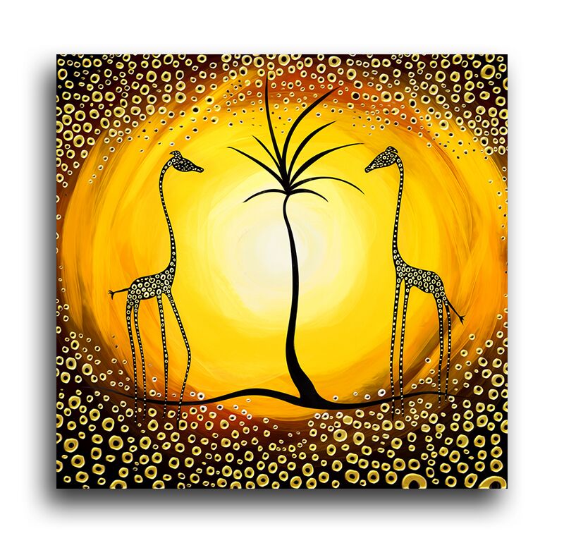 Постер 1626 "Два жирафа" фото 1