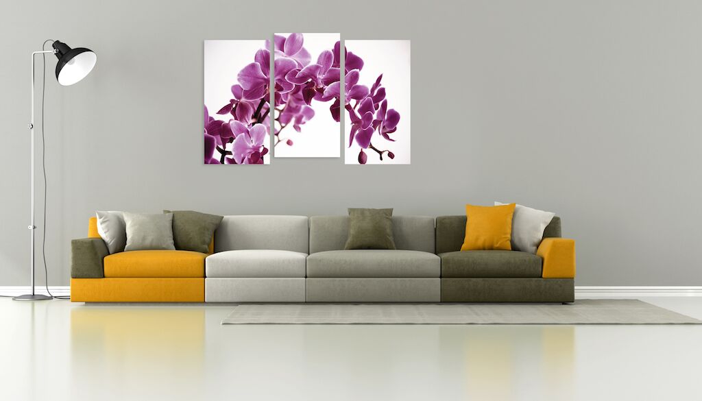 Модульная картина 228 "Фиолетовая орхидея" фото 3