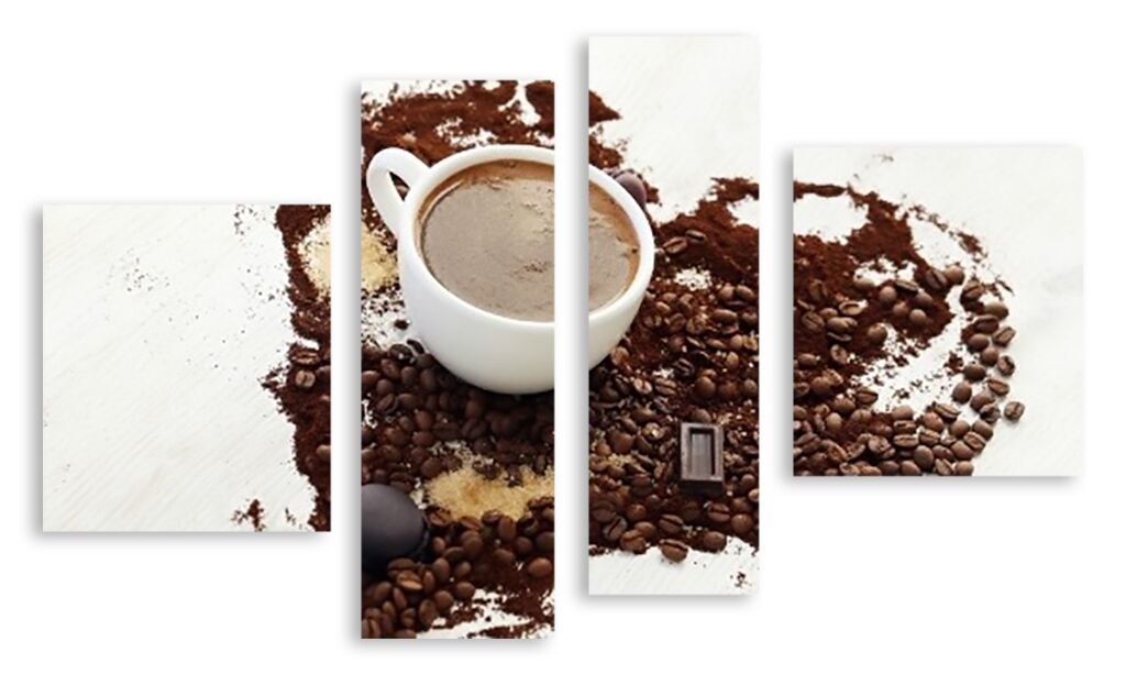 Модульная картина 2962 "Кофе с шоколадом" фото 1