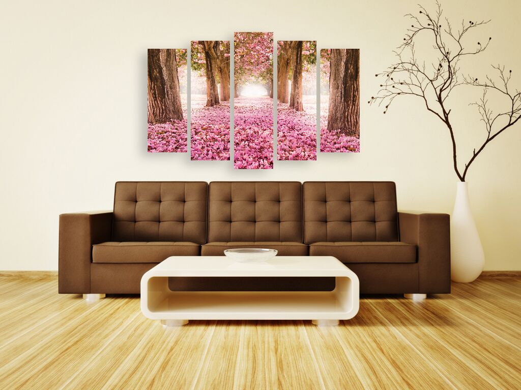Модульная картина 261 "Розовый сад" фото 4