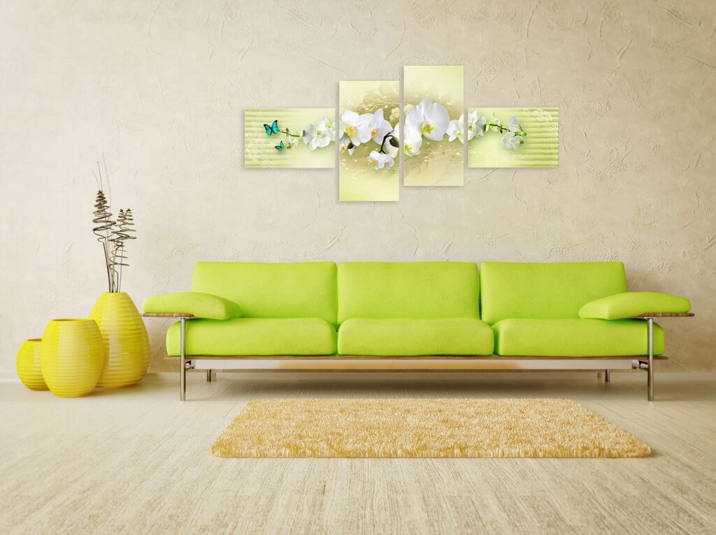 Модульная картина 1436 "Пастельная орхидея" фото 4