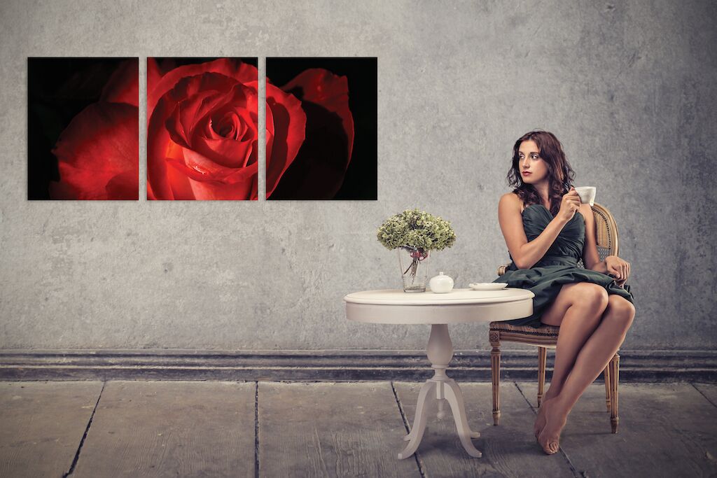 Модульная картина 136 "Бутон розы" фото 4
