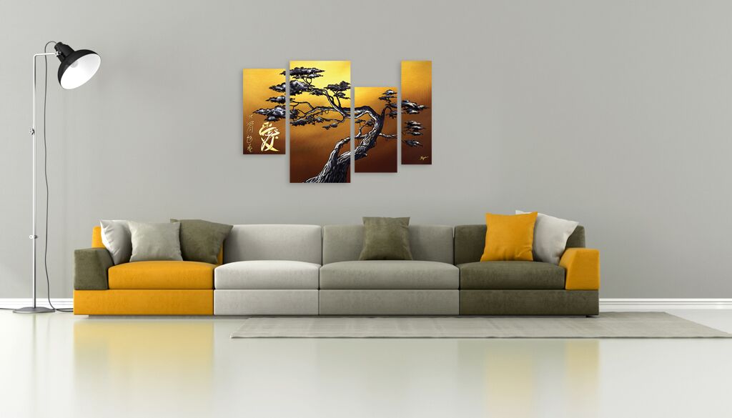 Модульная картина 943 "Японское дерево" фото 3