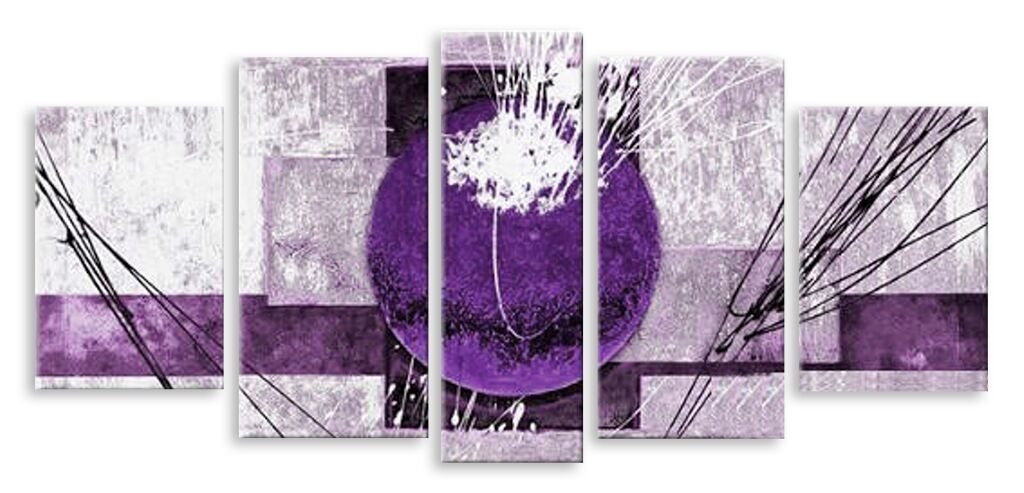 Модульная картина 4477 "В фиолетовых тонах" фото 1