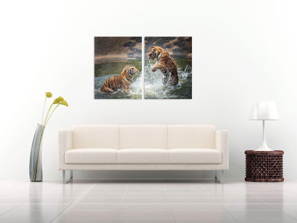 Модульная картина 216 "Тигры" фото 4