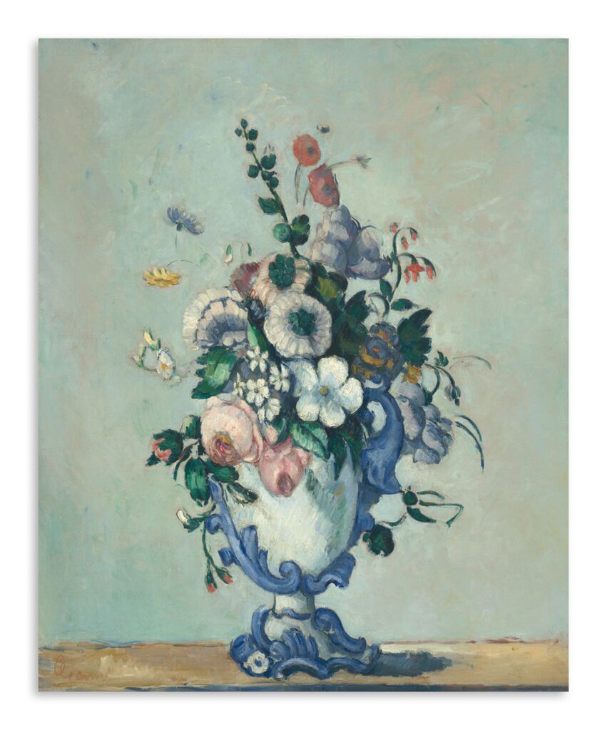 Репродукция 478 "Пол Сезанн. Цветы в вазе" фото 1