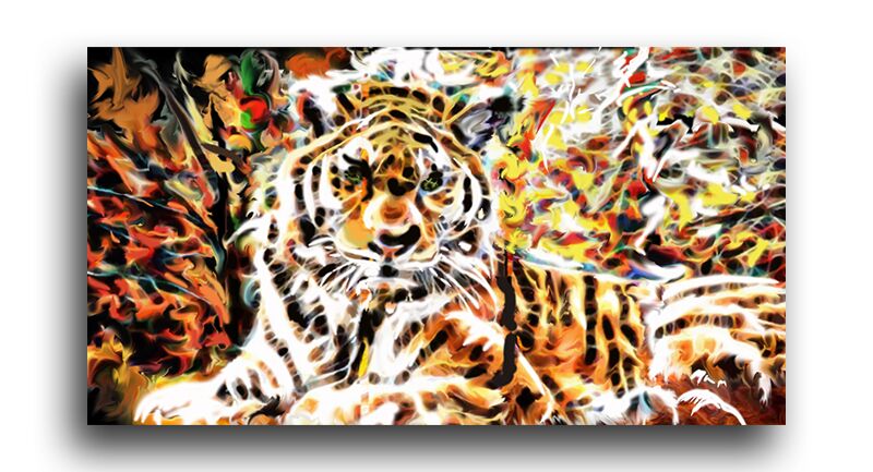 Постер 417 "Огненный тигр" фото 1