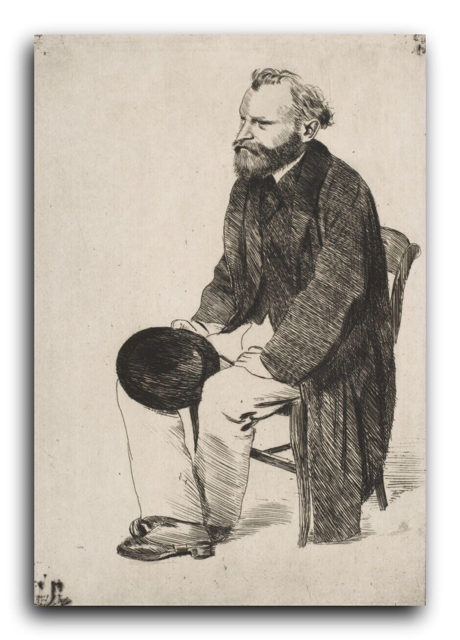 Репродукция 2178 "Сидящий Мане слева (1861)" фото 1