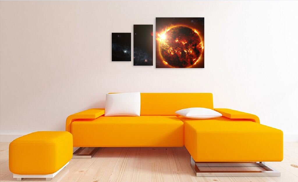 Модульная картина 1204 "Солнечная буря" фото 3
