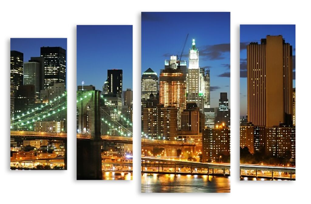 Модульная картина 2690 "Бруклинский мост" фото 1