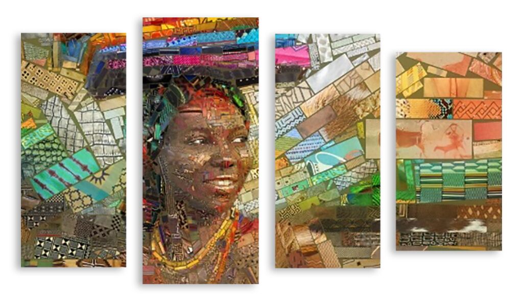 Модульная картина 2578 "Африканские иллюзии" фото 1