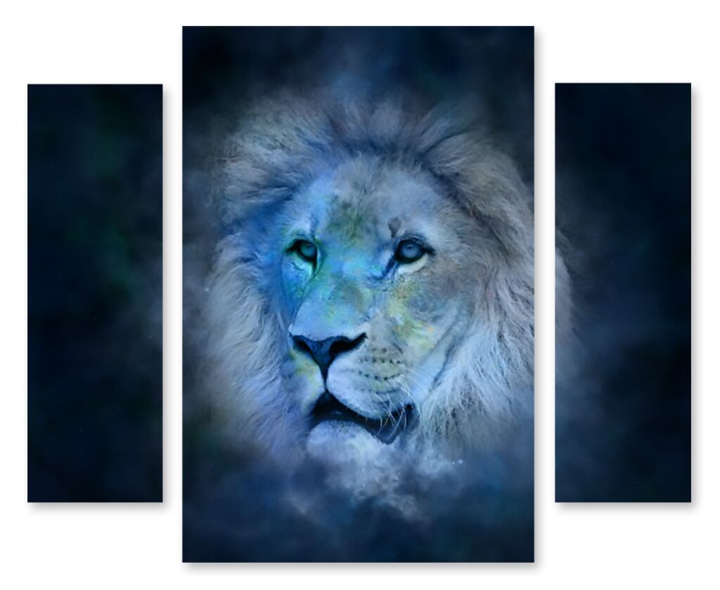 Модульная картина 1294 "Сказочный лев" фото 1