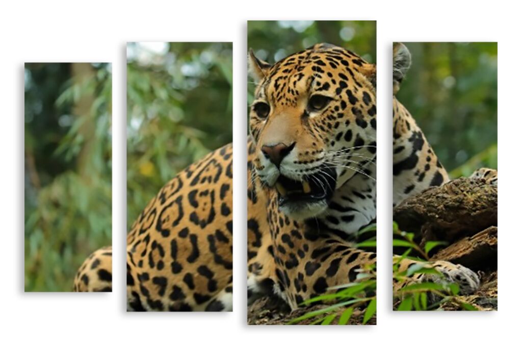 Модульная картина 2983 "Леопардовый ягуар" фото 1