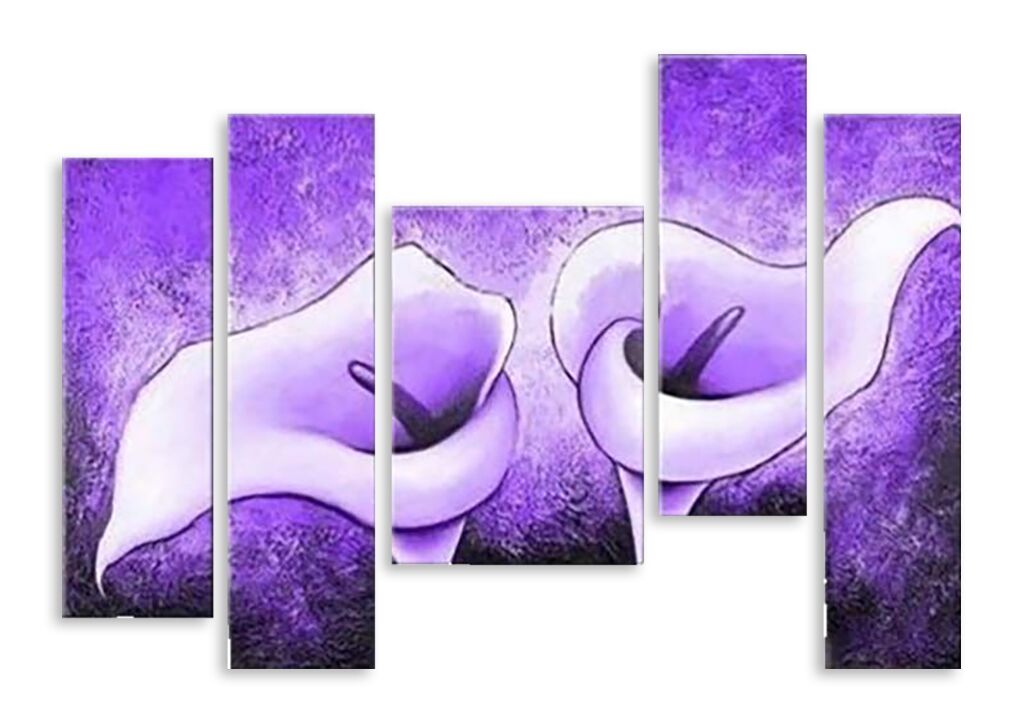 Модульная картина 3914 "Фиолетовые каллы" фото 1
