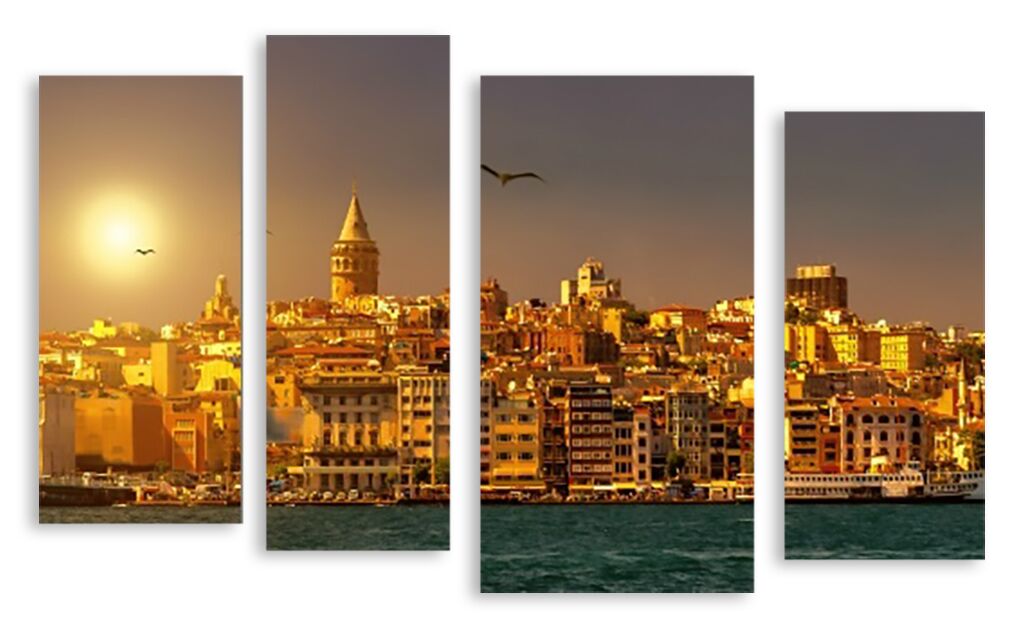 Модульная картина 3155 "Вечерний Стамбул" фото 1