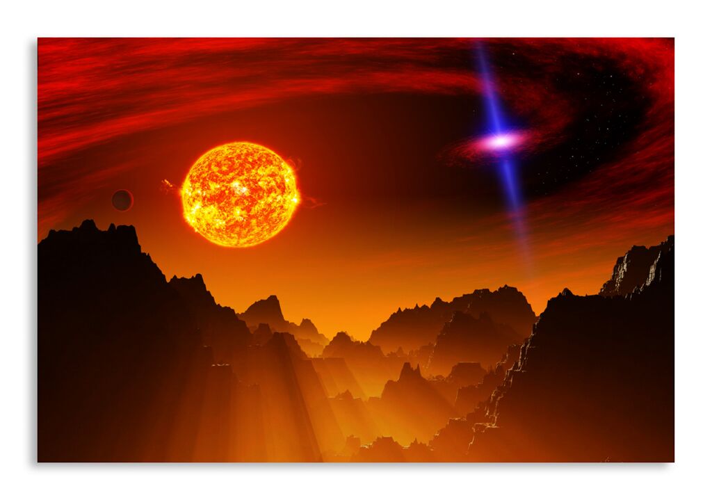 Постер 1007 "Огненная планета" фото 1