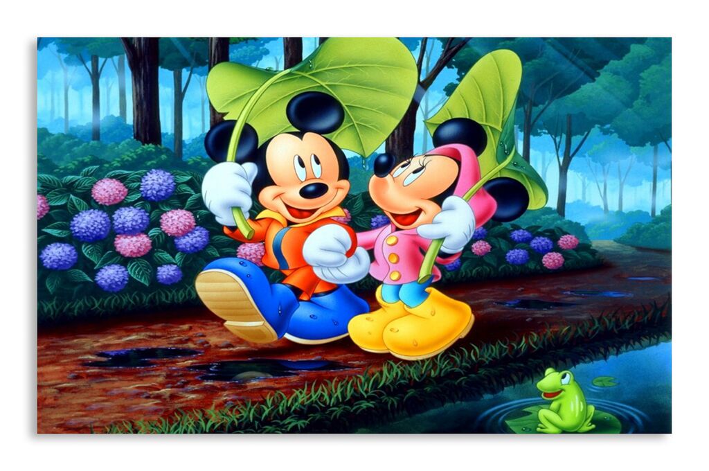 Постер 1587 "Микки Маус и Мини" фото 1