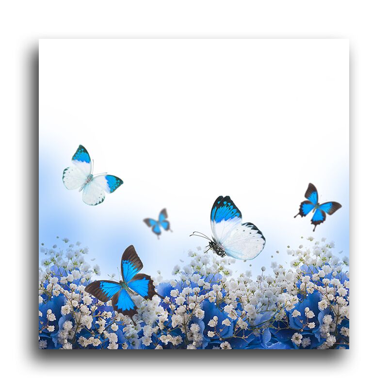 Постер 229 "Синие бабочки" фото 1