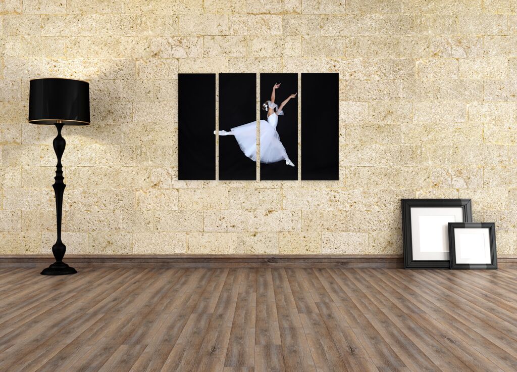 Модульная картина 1344 "Прыжок балерины" фото 2