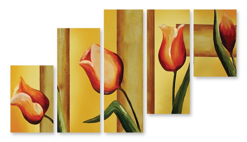 Модульная картина 996 "Тюльпаны" фото 1