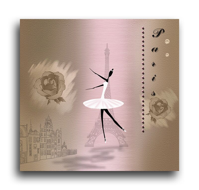 Постер 5006 "Балерина в сердце Парижа" фото 1