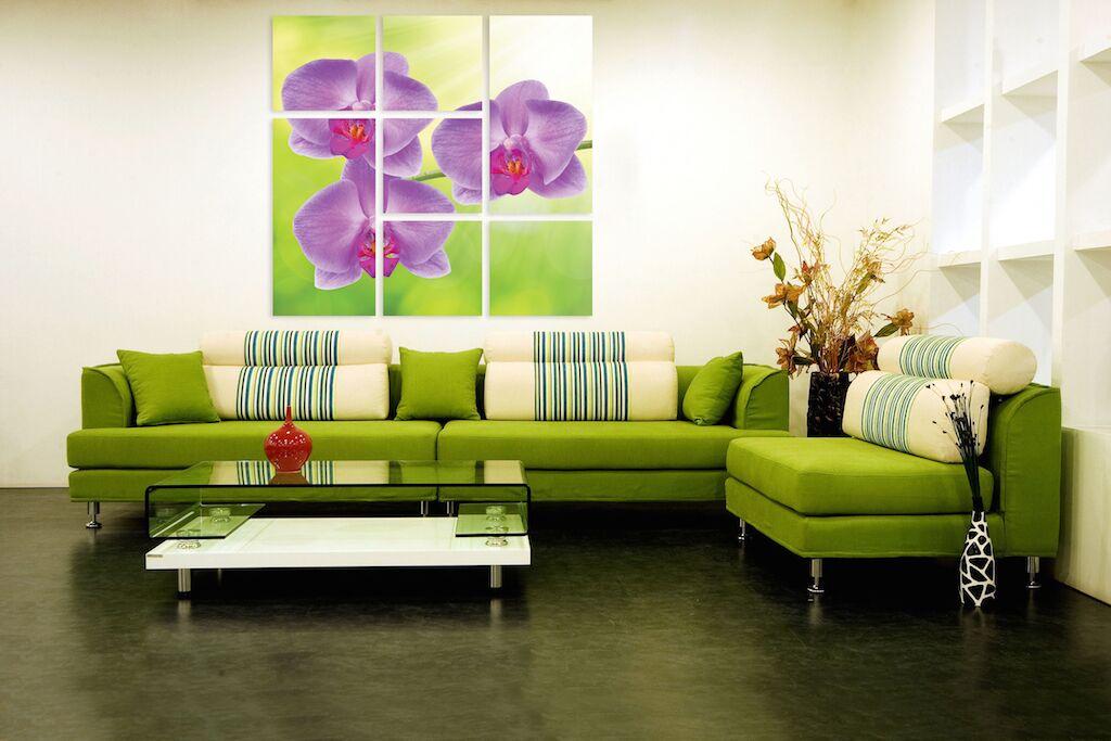 Модульная картина 237 "Розовая орхидея" фото 3