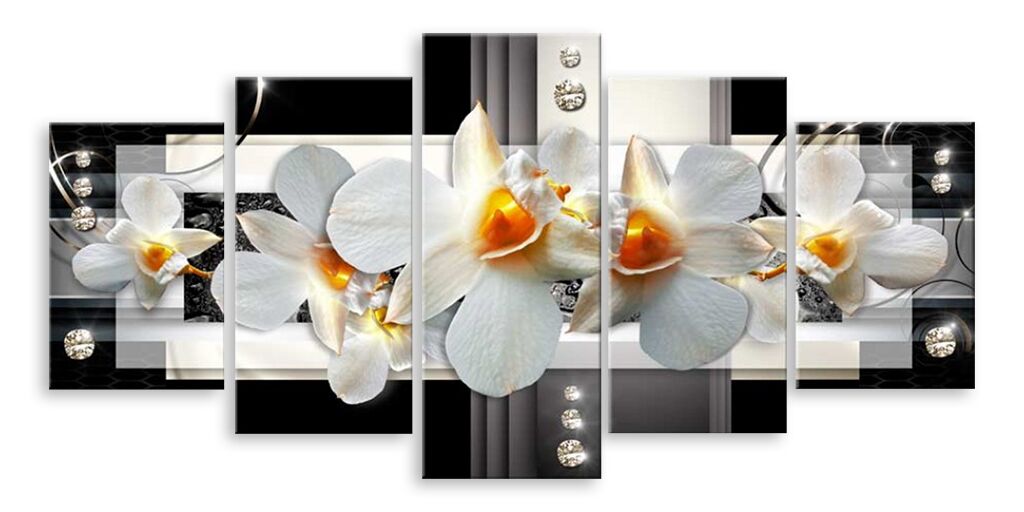 Модульная картина 5249 "Орхидеи" фото 1