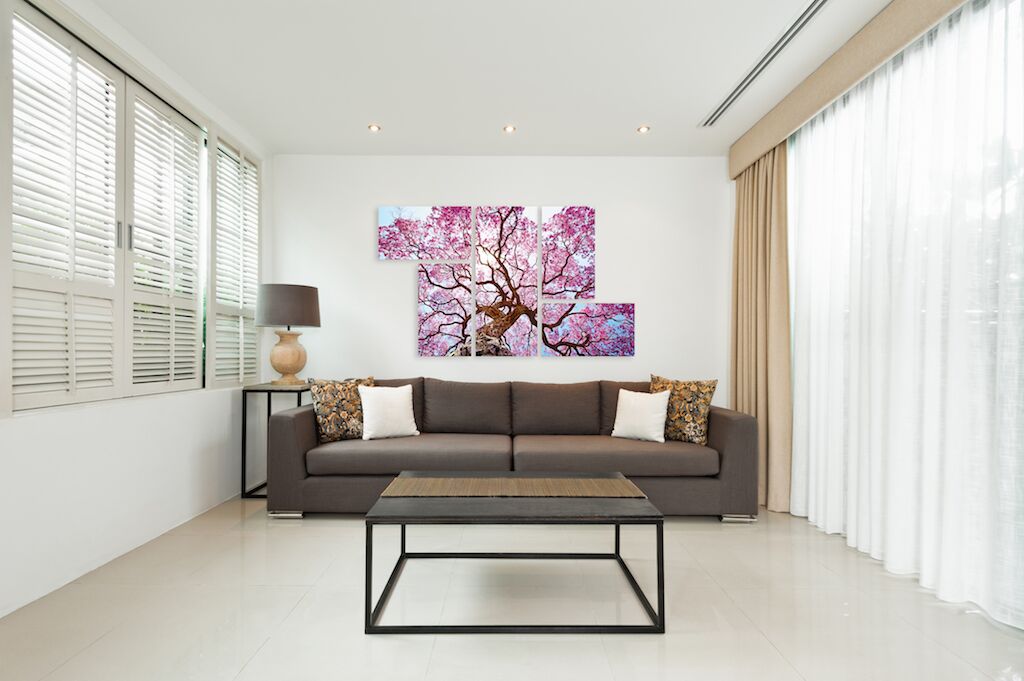 Модульная картина 162 "Розовое дерево" фото 3